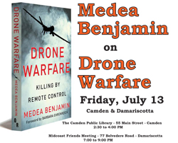 Medea Benjamin on Drone Warfare poster